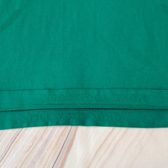 Lululemon Swiftly Tech Long Sleeve Shirt 2.0 *Race Length Green Size 6 $78 - Picture 10 of 15